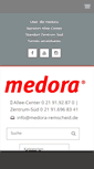 Mobile Screenshot of medora-remscheid.de